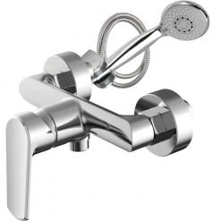 Μπαταρία ντουζιέρας με σπιράλ, τηλέφωνο και στήριγμα GLORIA FAVORE 35-3194