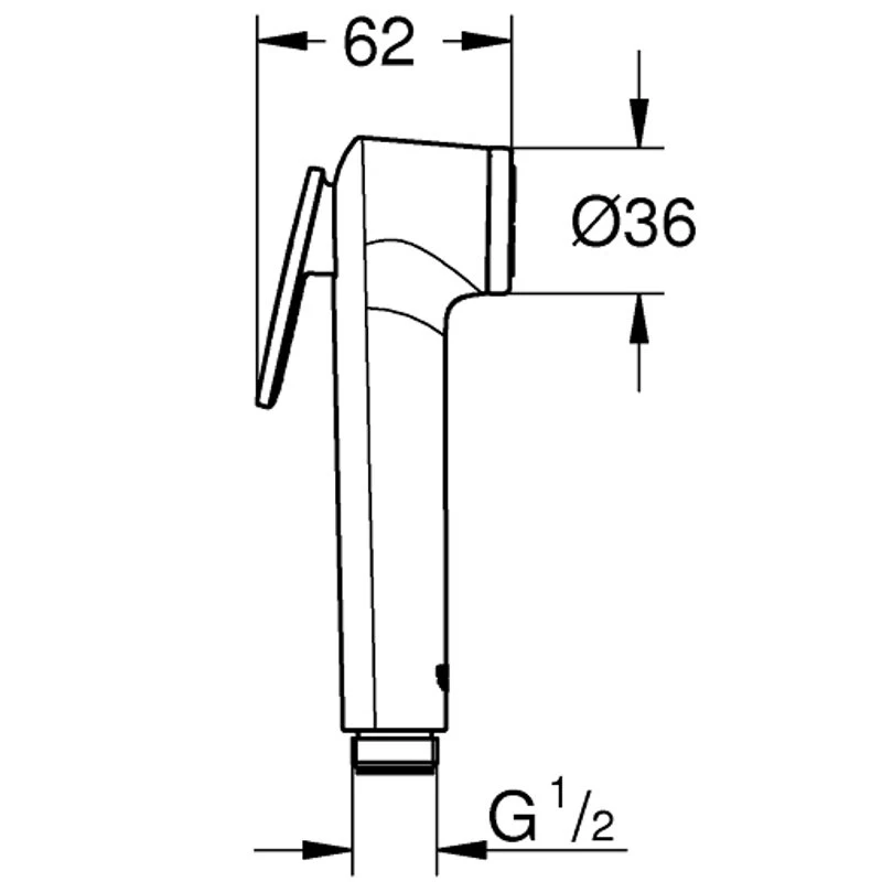 Trigger Spray GROHE TEMPESTA-F 28020L01 3 Trigger Spray GROHE TEMPESTA-F 28020L01 - Image 3