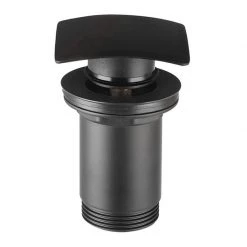 Βαλβίδα νιπτήρα G5/4 FERRO QUARDO μαύρο S284-BL-B