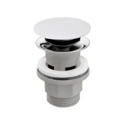 Βαλβίδα νιπτήρα με κεραμικό πώμα G5/4 FERRO Λευκό S288PPC