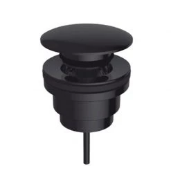 Βαλβίδα νιπτήρος 1 1/4 OTTONE MELODA VERA BLACK MATT 83620-BB Μαύρο ματ