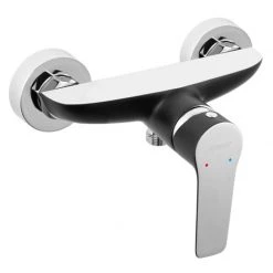 Μπαταρία ντουζιέρας FERRO ADORE BLACK/CHROM BDR7BLC