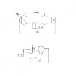 Εξώφυλλο -Φτηνός Ντουζιέρας Κατάστημα μπαταρία ντούζ ottone meloda proteus 16150 χρωμέ 1